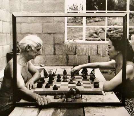 Max Ernst y su compañera Dorothea Tanning