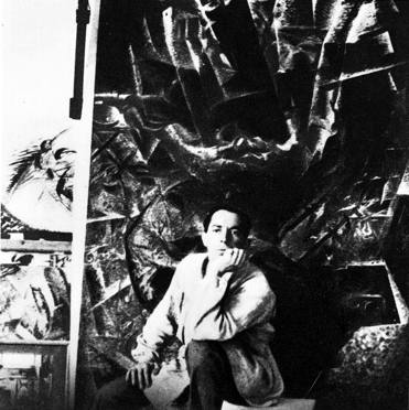 Boccioni en su estudio