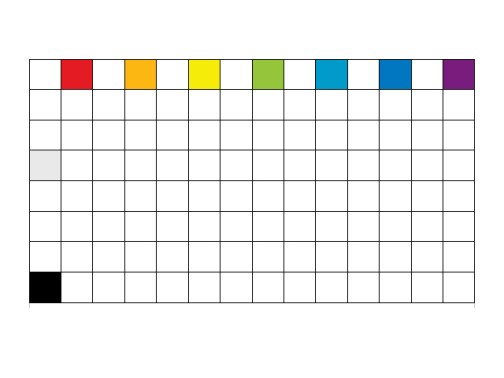 como colocar color paleta